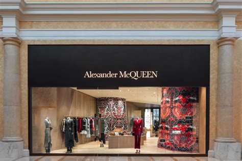 Alexander McQueen at The Shops at Crystals .